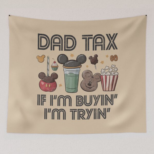 Item preview, Dad Tax Snack Park Treats Funny Father Classic T-Shirt designed and sold by Young-Vibes.
