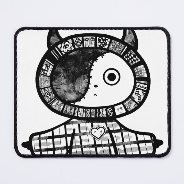 Item preview, Stitched Patchwork Monster Plaid Cape Doodle Art designed and sold by Pixel-Spingola.