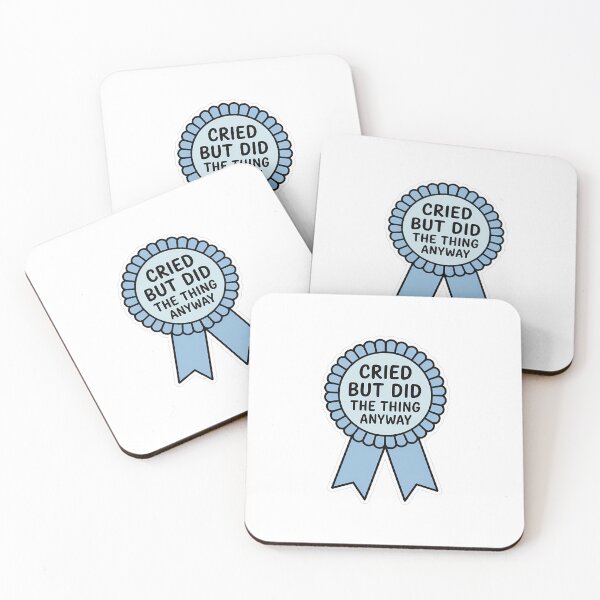 Item preview, Cried But Did The Thing Anyway Badge designed and sold by NiftyWrx.