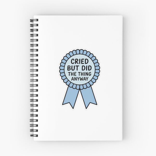 Item preview, Cried But Did The Thing Anyway Badge designed and sold by NiftyWrx.