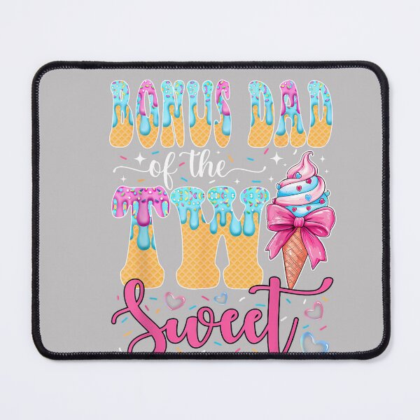 Item preview, Bonus Dad of The Two Sweet 2nd Birthday Girl Ice Cream designed and sold by MabelWells.