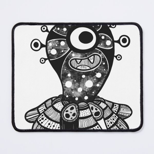 Item preview, Cyclops Alien Monster Intricate Patterned Tentacles designed and sold by Pixel-Spingola.