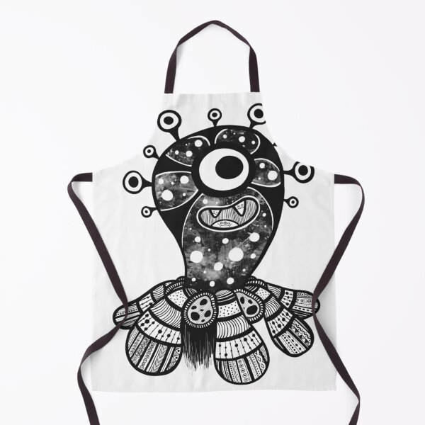 Item preview, Cyclops Alien Monster Intricate Patterned Tentacles designed and sold by Pixel-Spingola.