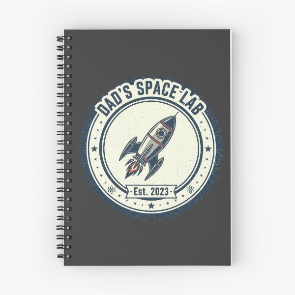 Item preview, Dad’s Space Lab Rocket Badge designed and sold by Teeny Quities.