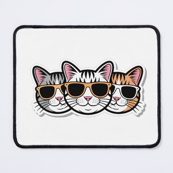 Item preview, Sunglasses Cats with White Outlines designed and sold by NiftyWrx.