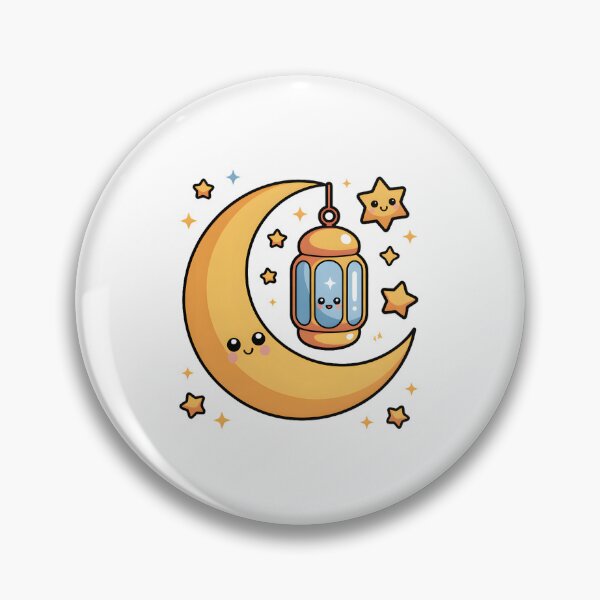Item preview, The Smiling Moon of Ramadan Nights designed and sold by AbanoubStore.