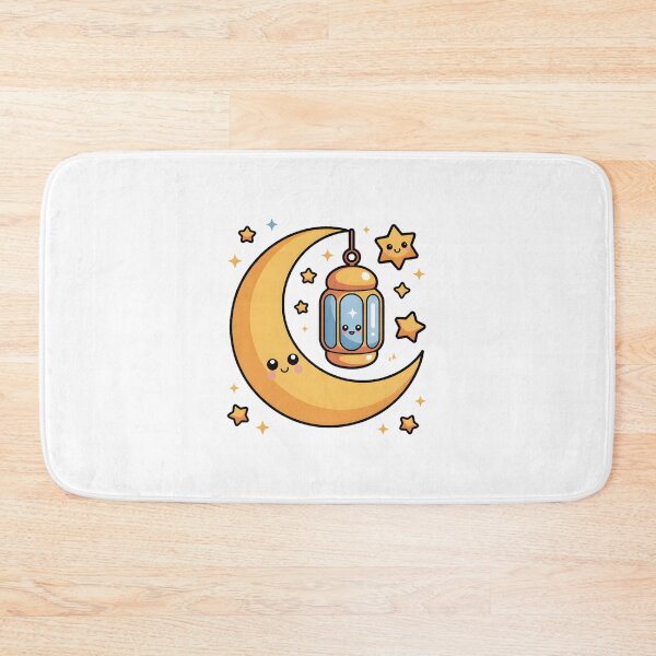 Item preview, The Smiling Moon of Ramadan Nights designed and sold by AbanoubStore.