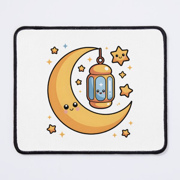 Item preview, The Smiling Moon of Ramadan Nights designed and sold by AbanoubStore.