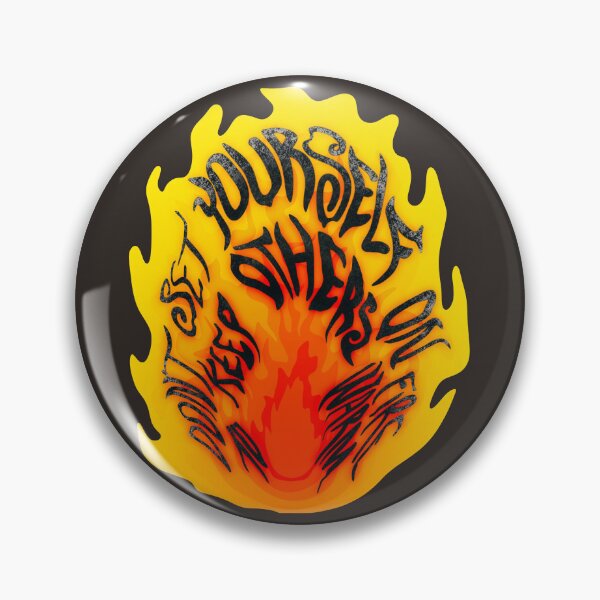 Item preview, don't set yourself on fire designed and sold by mad-i-mood.