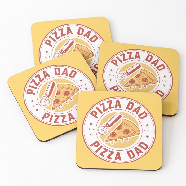 Item preview, Pizza Dad Retro Pizza Lover Badge designed and sold by Teeny Quities.