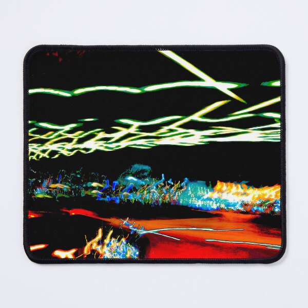 Item preview, Horizonte de neón en la carretera, foto icm, ciudad expresiva, desenfoque, larga exposición, paisaje nocturno de Rotterdam designed and sold by Jonnekesart.
