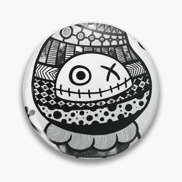 Item preview, Quirky Pointy Hat Goblin Stitched Smile Artwork designed and sold by Pixel-Spingola.