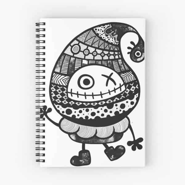 Item preview, Quirky Pointy Hat Goblin Stitched Smile Artwork designed and sold by Pixel-Spingola.