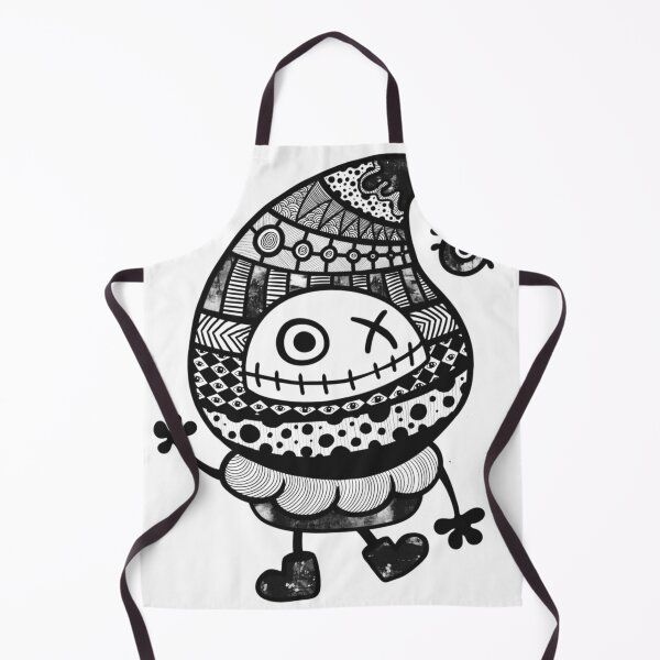 Item preview, Quirky Pointy Hat Goblin Stitched Smile Artwork designed and sold by Pixel-Spingola.