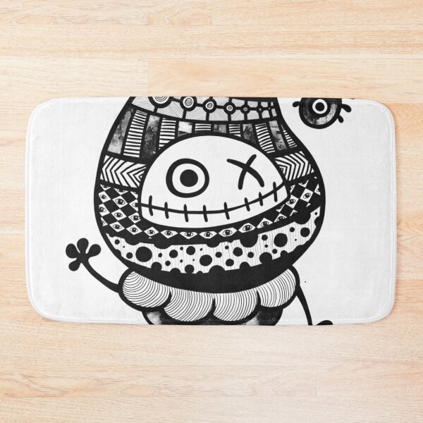Item preview, Quirky Pointy Hat Goblin Stitched Smile Artwork designed and sold by Pixel-Spingola.
