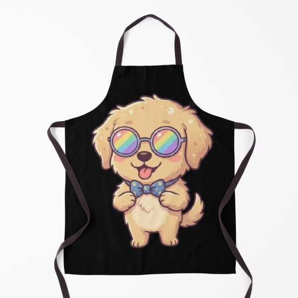 Item preview, Golden Joy: Rainbow Shades & Bow-Tie Puppy designed and sold by Sprklebrand.