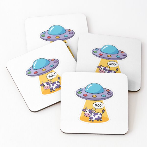 Item preview, Alien Abduction with Moo designed and sold by NiftyWrx.