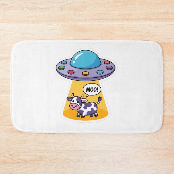 Item preview, Alien Abduction with Moo designed and sold by NiftyWrx.