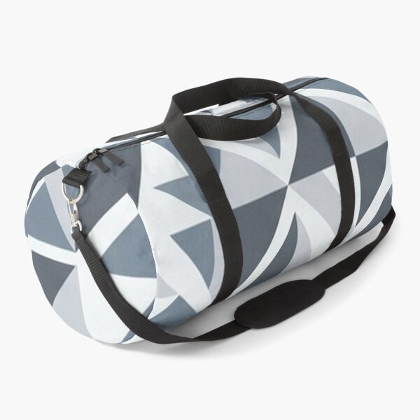 Item preview, Geometric Triangle Pattern Blue Gray Modern Mosaic Tile designed and sold by Owcomm.