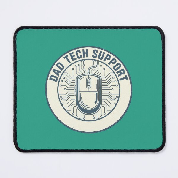 Item preview, Dad Tech Support Retro Badge Design designed and sold by Teeny Quities.