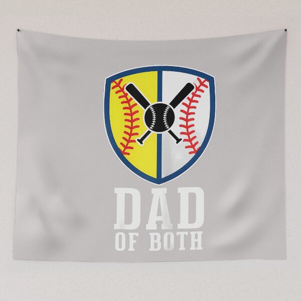 Item preview, Both Baseball and Softball Dad Proud Sports Parent designed and sold by MabelWells.