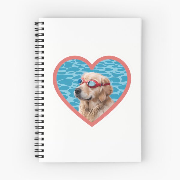 Item preview, Golden Retriever in Heart Frame designed and sold by NiftyWrx.