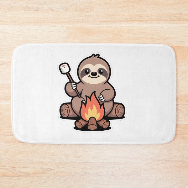 Item preview, Cozy Campfire Sloth designed and sold by NiftyWrx.