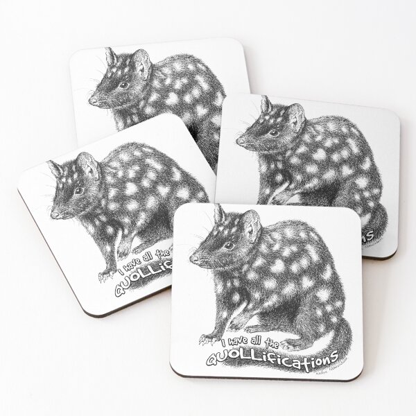 Item preview, I Have All The QUOLLifications - Quoll Pun designed and sold by Nadya Neklioudova.