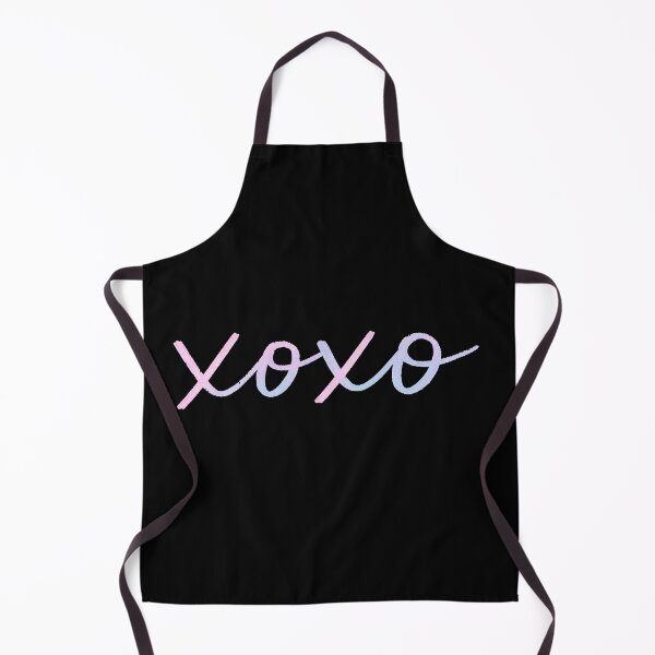 Item preview, XOXO Pastel Gradient Handwritten Script on Black Background designed and sold by Owcomm.