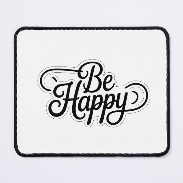 Item preview, Be Happy Minimalist Flow designed and sold by NiftyWrx.