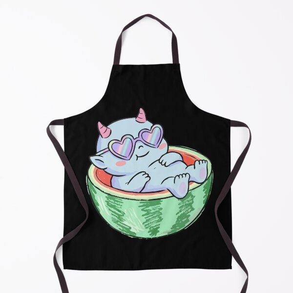 Item preview, Cool Azure Demon in Watermelon Bed designed and sold by Emegan Print Art.