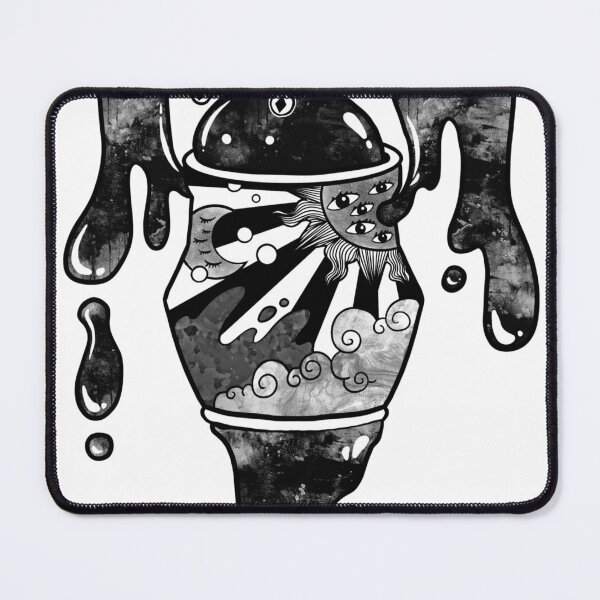 Item preview, Melting Celestial Urn Surreal Ink Art designed and sold by Pixel-Spingola.