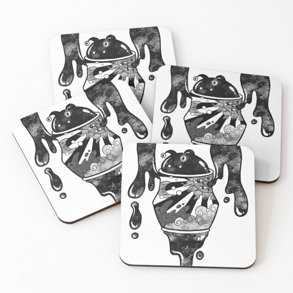 Item preview, Melting Celestial Urn Surreal Ink Art designed and sold by Pixel-Spingola.