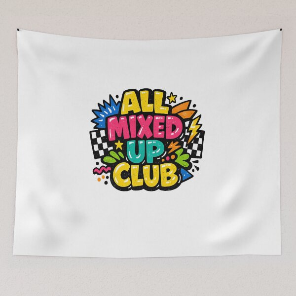 Item preview, All Mixed Up Retro Pop Vibes designed and sold by Dresut.