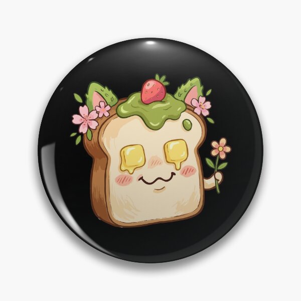 Item preview, Charming Strawberry Butter Kitten Loaf designed and sold by Emegan Print Art.
