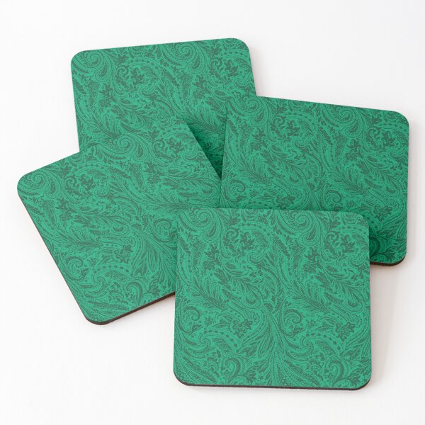 Item preview, Vintage Paisley Money Green designed and sold by STUDIO MORE Los Angeles.