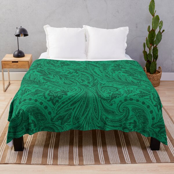 Item preview, Vintage Paisley Money Green designed and sold by STUDIO MORE Los Angeles.