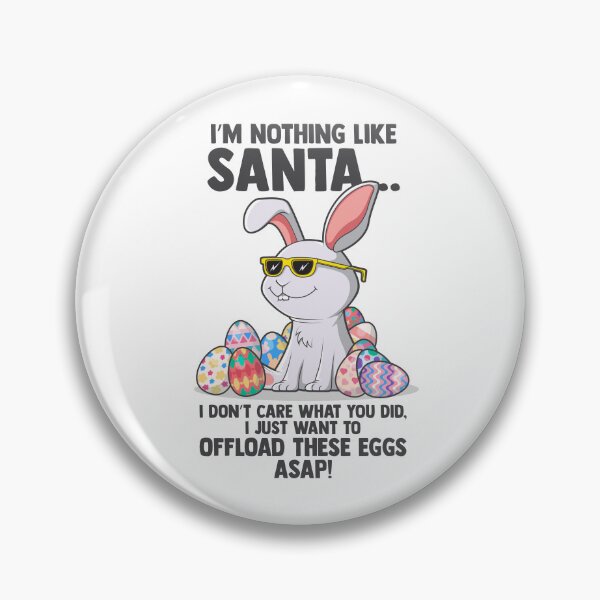 Item preview, Funny Easter bunny quote – offload eggs ASAP cartoon (on light colors) designed and sold by messy-nessie.