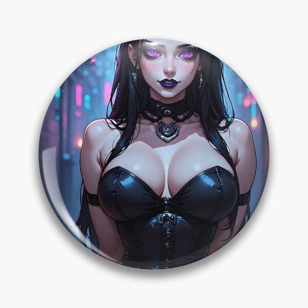 Item preview, Hot Halloween Anime Goth Girl Waifu 120 designed and sold by Your New Fixation.