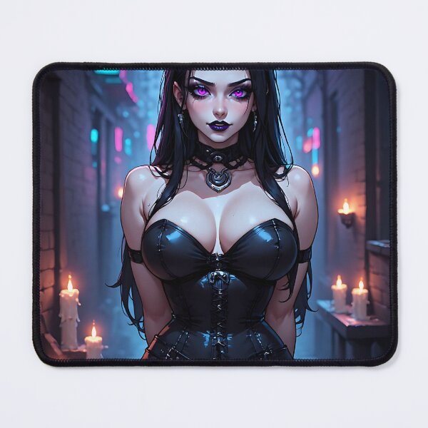Item preview, Hot Halloween Anime Goth Girl Waifu 120 designed and sold by Your New Fixation.