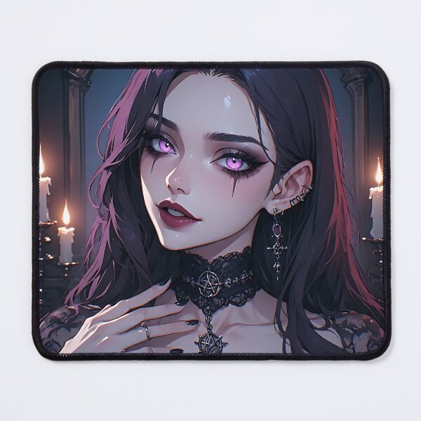 Item preview, Hot Halloween Anime Goth Girl Waifu 124 designed and sold by Your New Fixation.