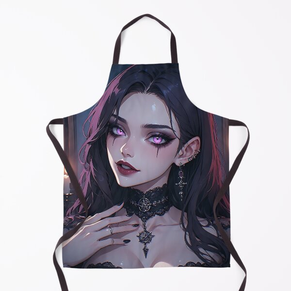 Item preview, Hot Halloween Anime Goth Girl Waifu 124 designed and sold by Your New Fixation.