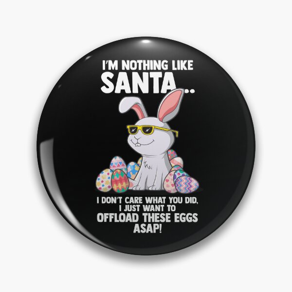 Item preview, Funny Easter bunny quote – offload eggs ASAP cartoon (on light colors) designed and sold by messy-nessie.