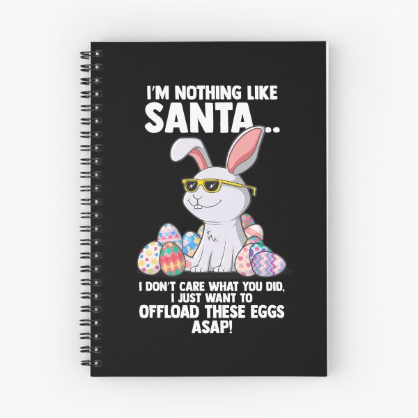 Item preview, Funny Easter bunny quote – offload eggs ASAP cartoon (on light colors) designed and sold by messy-nessie.