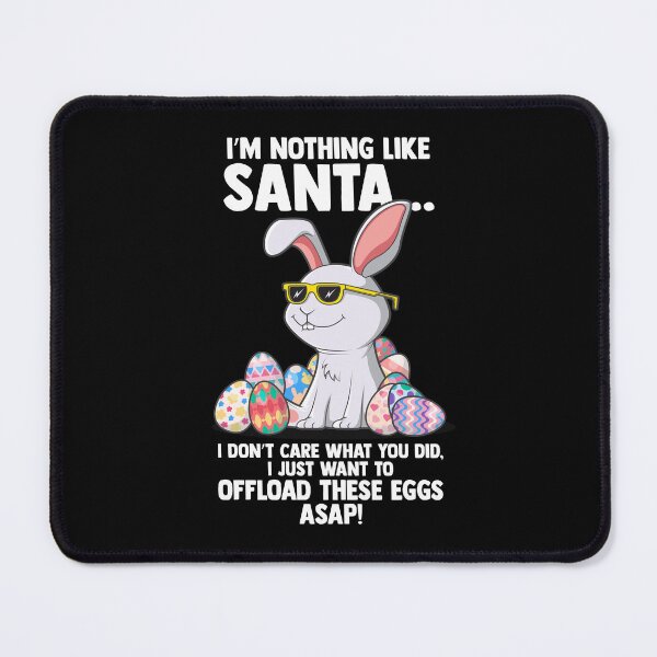 Item preview, Funny Easter bunny quote – offload eggs ASAP cartoon (on light colors) designed and sold by messy-nessie.