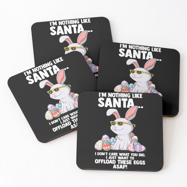 Item preview, Funny Easter bunny quote – offload eggs ASAP cartoon (on light colors) designed and sold by messy-nessie.