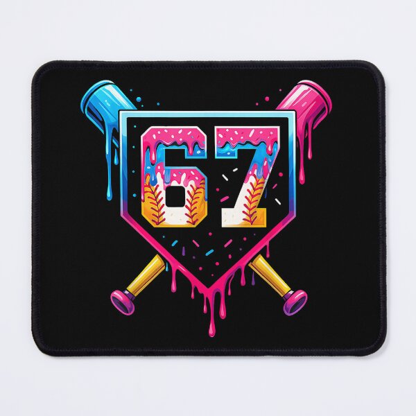 Item preview, 67 baseball ice cream drip number 6 7 youth drip designed and sold by mariazin.