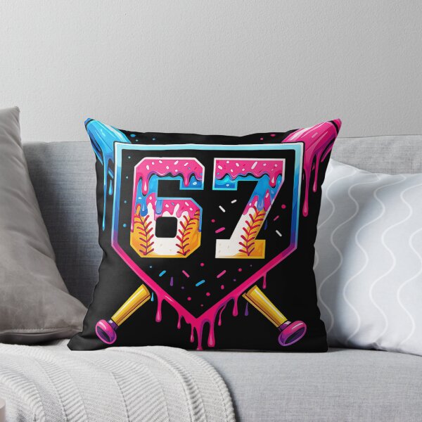 Item preview, 67 baseball ice cream drip number 6 7 youth drip  designed and sold by mariazin.