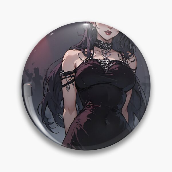 Item preview, Hot Halloween Anime Goth Girl Waifu 128 designed and sold by Your New Fixation.