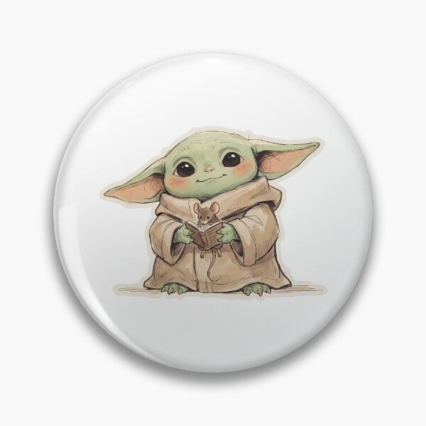 Item preview, BABY YODA MOUSE WITH BOOK designed and sold by LIS AND MELIVERSO.